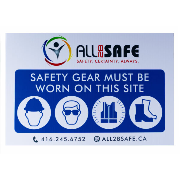 Safety Signs (COVID 19 / Danger / Safety Gear) $15 each
